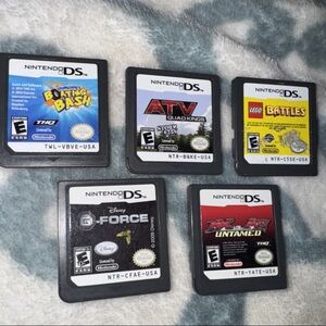 Nintendo Ds Game Lot Of 5 Games All Working